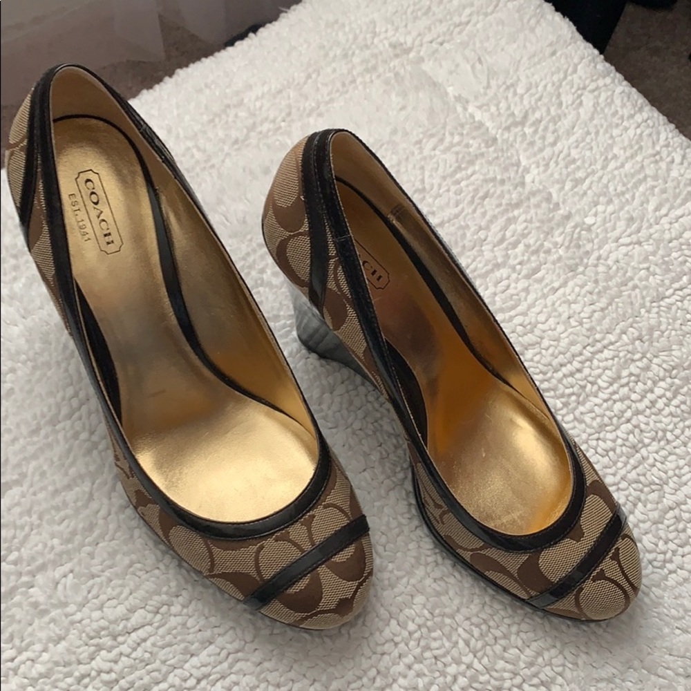 Coach wedges - Picture 3 of 4